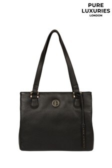 Pure Luxuries London Milana Leather Handbag (339959) | $97