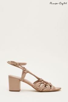 Phase Eight Brown Leather Ankle Strap Sandals (340003) | €126