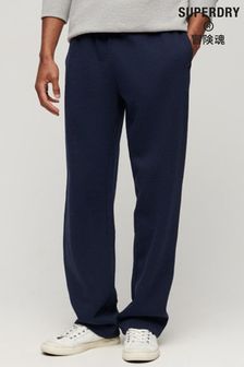 Superdry Blue Organic Cotton Vintage Logo Straight Joggers (340288) | 84 €