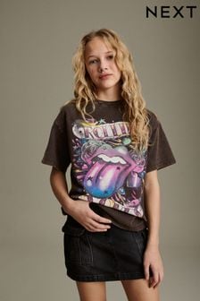 グレー - Rolling Stones オーバーサイズ Tシャツ (3～16 歳) (340427) | ￥2,430 - ￥3,300