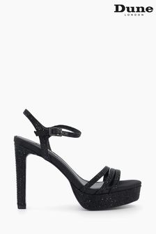 黑色 - Dune London Mulberrie Hotfix Platform Sandals (340559) | NT$6,300