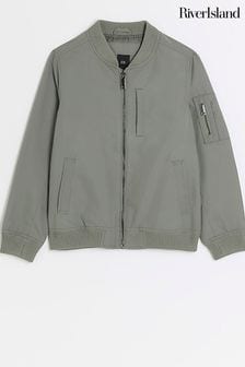 River Island Green Smart Bomber Boys Jacket (341280) | €32