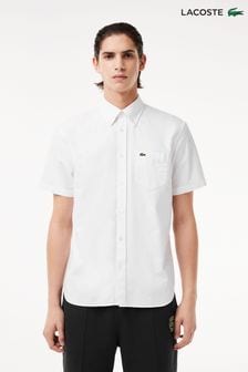 Weiß - Lacoste® Kurzärmeliges Oxford-Hemd (341433) | 148 €