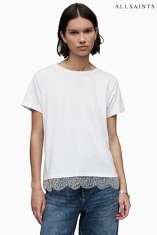 AllSaints White Lee T-Shirt (341621) | AED327
