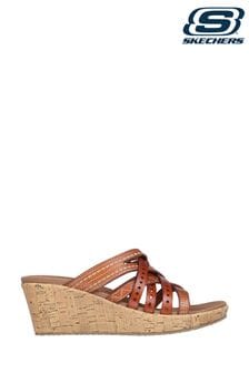 Skechers Brown Beverlee Hot Spring Sandals (341712) | AED244