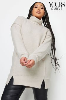 Yours Curve Natural Soft Touch Turtleneck Sweatshirt (341889) | 1,774 UAH