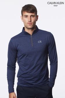 Темно-синий - Джемпер с молнией до середины груди Calvin Klein Golf Newport (342009) | €47