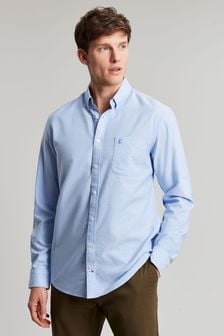 Joules Oxford Blue Classic Fit Cotton Shirt (342809) | $68