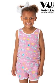 粉色 - Vanilla Underground Barbie女他童上衣短袖 2件套裝 (342850) | NT$750