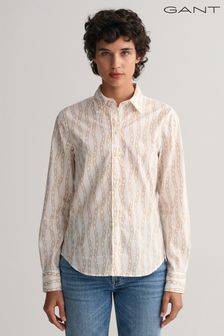 Gant Hemd aus Baumwoll-Voile mit Kettenprint, Blau (343214) | 72 €