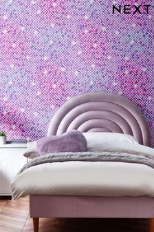 Purple Glitches Wallpaper Wallpaper