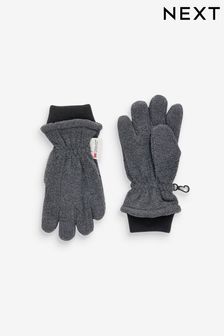 Charcoal Grey Fleece Gloves (3-16yrs) (344835) | AED27 - AED37