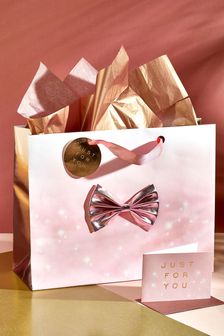 Set pungă de cadouri și felicitare Just for You (344913) | 27 LEI