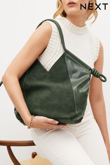 Grün - Shopper-Tasche​​​​​​​ mit Knoten (345744) | 27 €