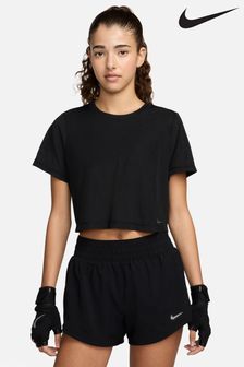 Nike Black One Classic Breathable Dri-FIT Short-Sleeve Top (345765) | €54