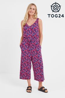 Tog 24 Womens Pink Abstract Floral Hattie Jumpsuit (346313) | 132 zł