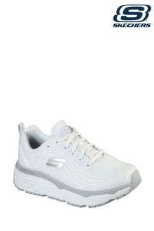 Skechers White Elite Slip Resistant Arch Fit Womens Trainers (346374) | $152