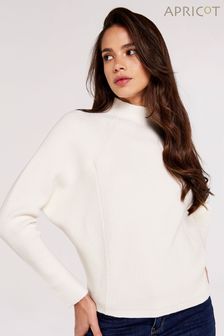 白色 - Apricot羅紋拼接企領套衫 (346411) | HK$370