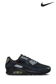 Nike Black/Grey Air Max 90 Trainers (346442) | €222