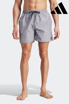 Men s Swim Shorts Adidas Stripe Mid Shortsswimwear Next Oman