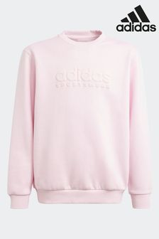 adidas Pink Sportswear All Szn Graphic Sweatshirt Kids (346656) | AED183