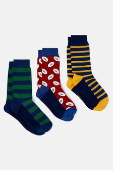Joules Striking Cotton Ankle Socks