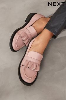 Pink Forever Comfort Ruffle Loafers (347564) | $68
