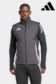 adidas Grey Tiro 24 Football Winterized Vest Gilet (347626) | $86