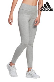 Leggings adidas 3 Stack taille haute gris