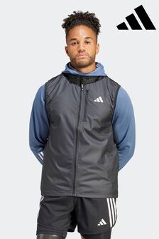 adidas Black Own the Run Gilet (347844) | $86