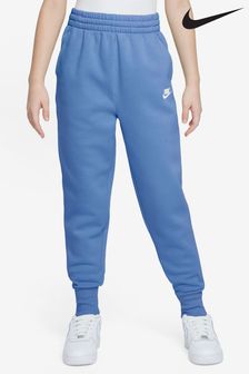 Albastru - Pantaloni de sport cambrată din fleece cu talie înaltă Nike Club (348655) | 227 LEI