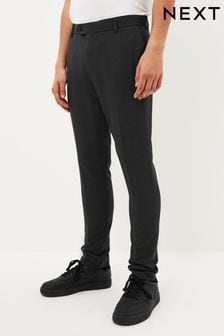 Charcoal Grey Super Skinny Machine Washable Plain Front Formal Trousers (349324) | 26 €