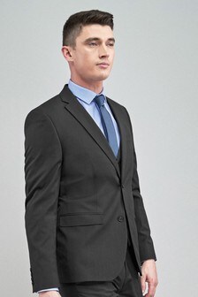 Charcoal Grey Slim Fit Stretch Tonic Suit (349585) | 16 €