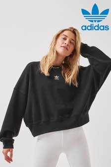 Czarny - Bluza dresowa o chłopięcym kroju adidas Originals (350319) | 125 zł