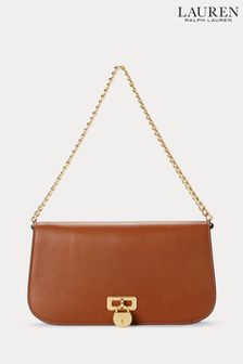 Lauren Ralph Lauren Tanner Leather Chain Shoulder Bag (350355) | 458 €