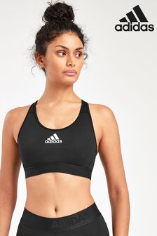 Brassière adidas Don't Rest AlphaSkin noire maintien intermédiaire