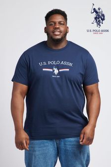 U.S. Polo Assn. Stripe Rider T-Shirt (351126) | ₪ 141