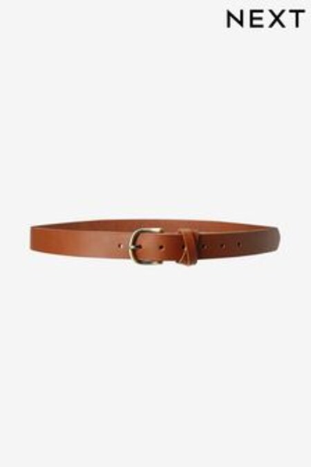 Chocolate Brown Leather Jeans Belt (351306) | €17