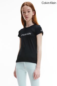 Schwarz - Calvin Klein Jeans Institutional T-Shirt in Slim Fit (351371) | 36 €