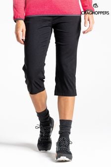 Craghoppers Kiwi Pro II Crop Black Trousers (351502) | €70