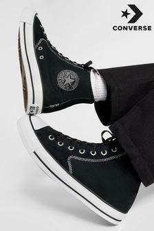 Converse Black Chuck Taylor All Star High Top Trainers (351504) | OMR36
