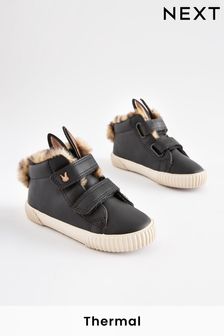Black Bunny Standard Fit (F) High Top Trainers (351628) | 10,930 Ft - 11,970 Ft