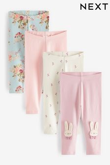 Pink Bunny Leggings 4 Pack (3mths-7yrs) (351857) | EGP517 - EGP608