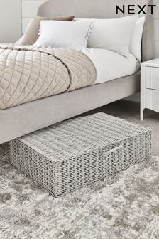 Grey Plastic Wicker Slimline Underbed Storage Tray (352013) | 91 €