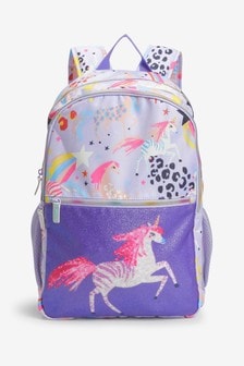 Сиренево-фиолетовый - Рюкзак с единорогами (352280) | 14 520 тг