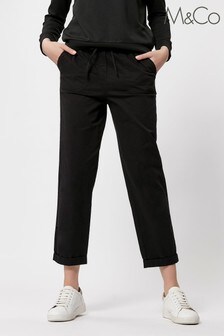 Pantalon M&Co en popeline
