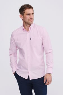 Light Pink Regular Fit Single Cuff Easy Iron Button Down Oxford Shirt (353716) | 26 €