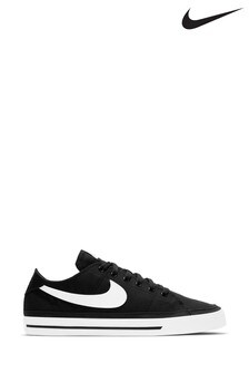 Nike Black/White Court Legacy Canvas Trainers (353862) | €69