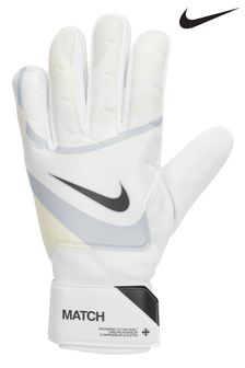 Nike White Match Soccer Goalkeeper Gloves (354486) | $45