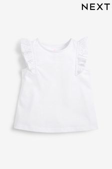 White Cotton Frill Vest (3mths-8yrs) (354588) | €4.50 - €7